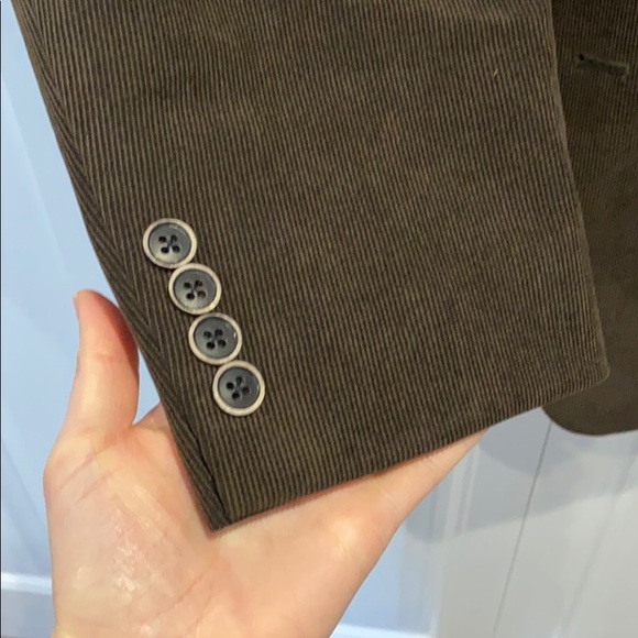 Brown corduroy Suit Jacket - Picture 3 of 6
